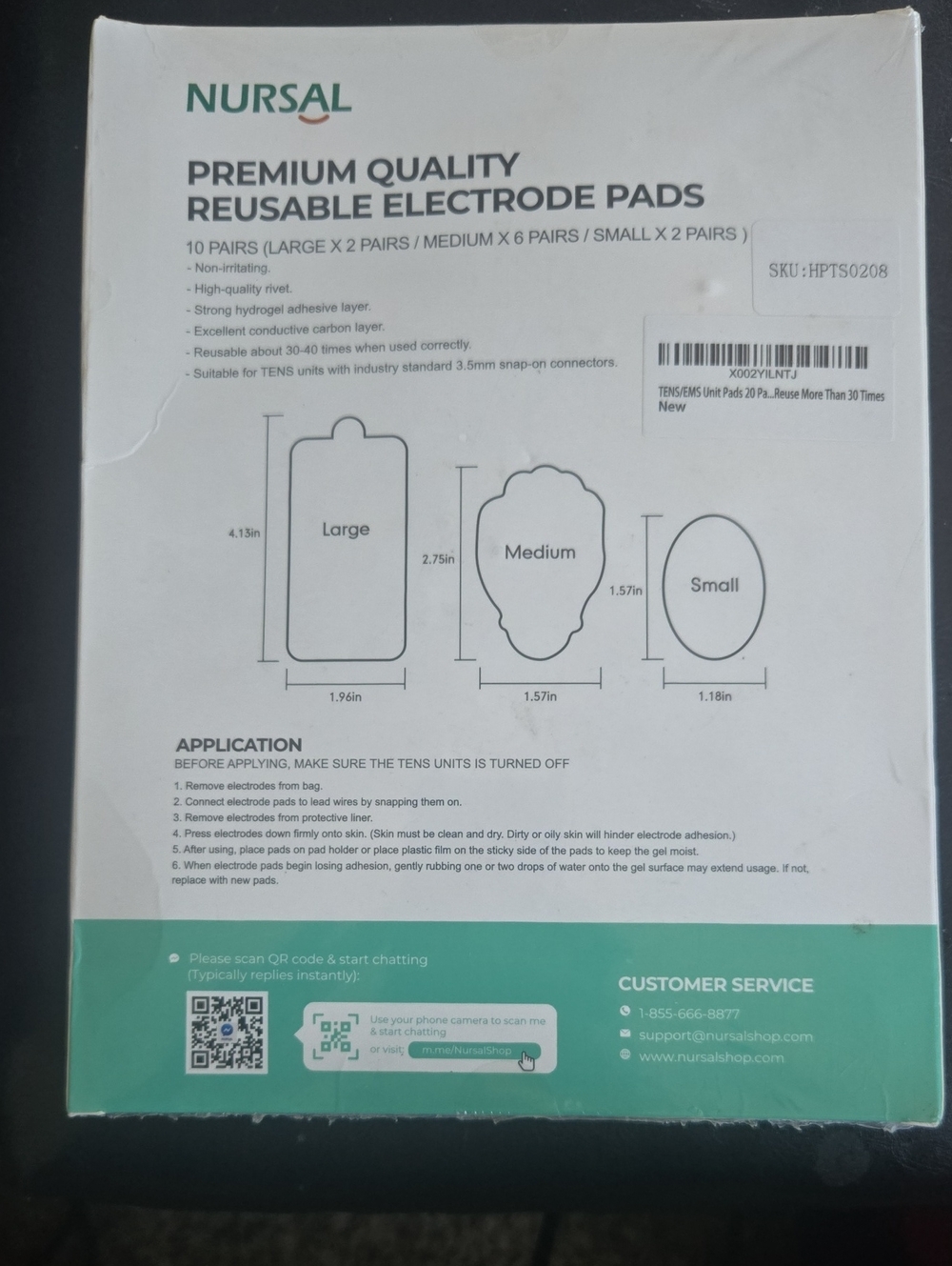 Tens Unit Electrode Pads